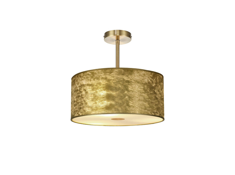 Deco Universal 400mm Frosted Acrylic Diffuser With Antique Brass Centre Detail • D0327