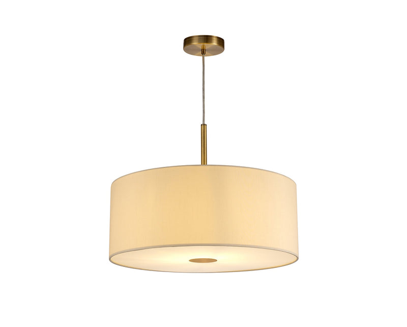 Deco Universal 500mm Frosted Acrylic Diffuser With Antique Brass Centre Detail • D0328