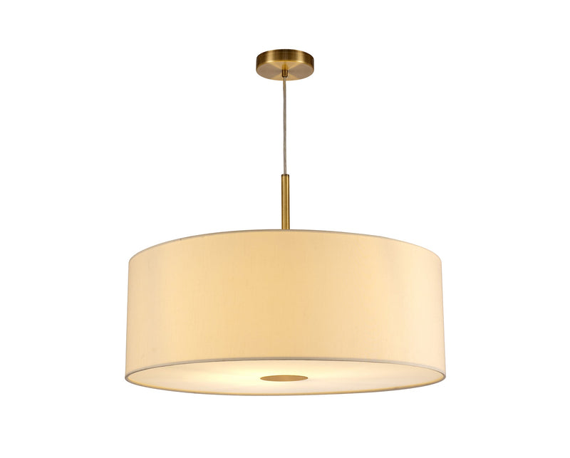 Deco Universal 600mm Frosted Acrylic Diffuser With Antique Brass Centre Detail • D0329