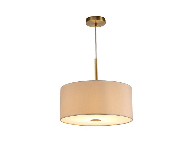 Deco Universal 400mm Frosted Acrylic Diffuser With Antique Brass Centre Detail • D0327