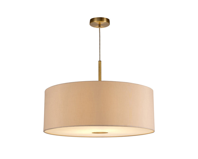 Deco Universal 600mm Frosted Acrylic Diffuser With Antique Brass Centre Detail • D0329