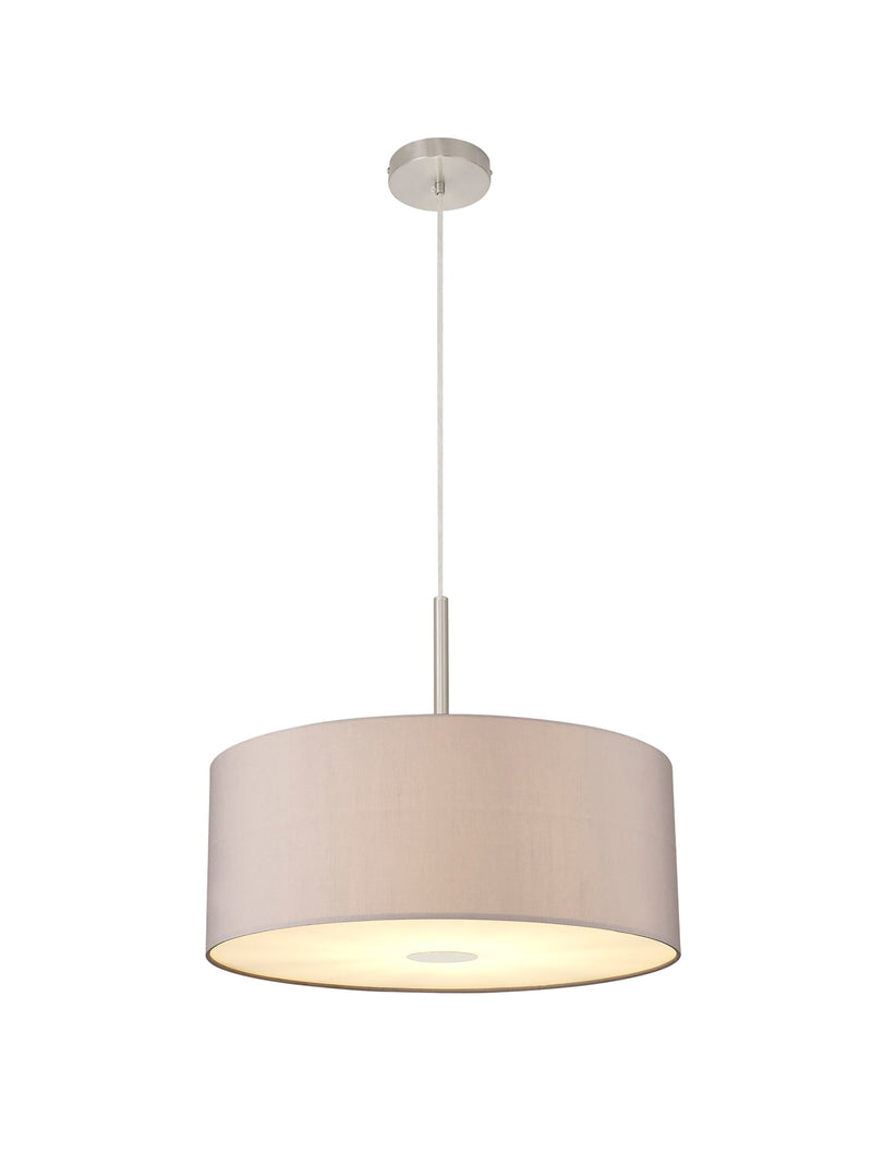 Deco Universal 500mm Frosted Acrylic Diffuser With Satin Nickel Centre Detail • D0324