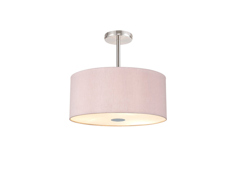 Deco Baymont Polished Chrome 5 Light E27 Universal Semi Ceiling Fixture, Suitable For A Vast Selection Of Shades • D0506