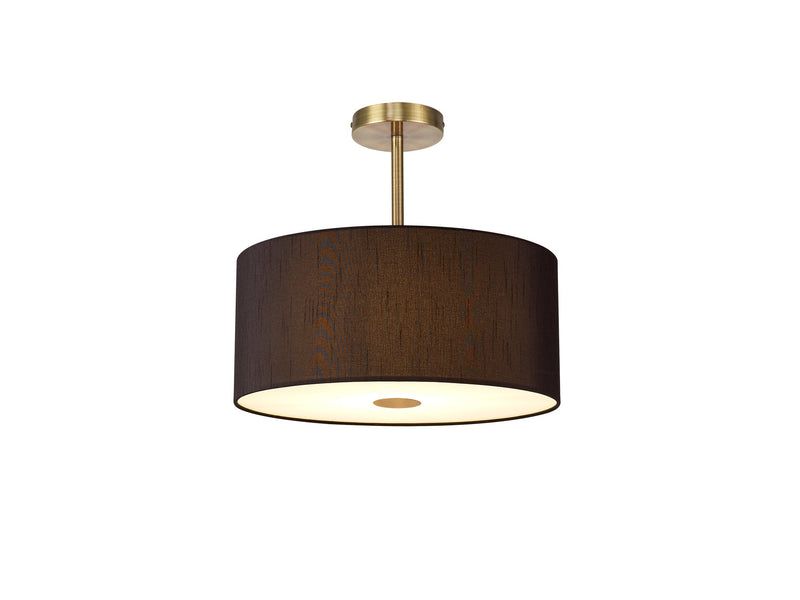 Deco Baymont Antique Brass 5 Light E27 Universal Semi Ceiling Fixture, Suitable For A Vast Selection Of Shades • D0507