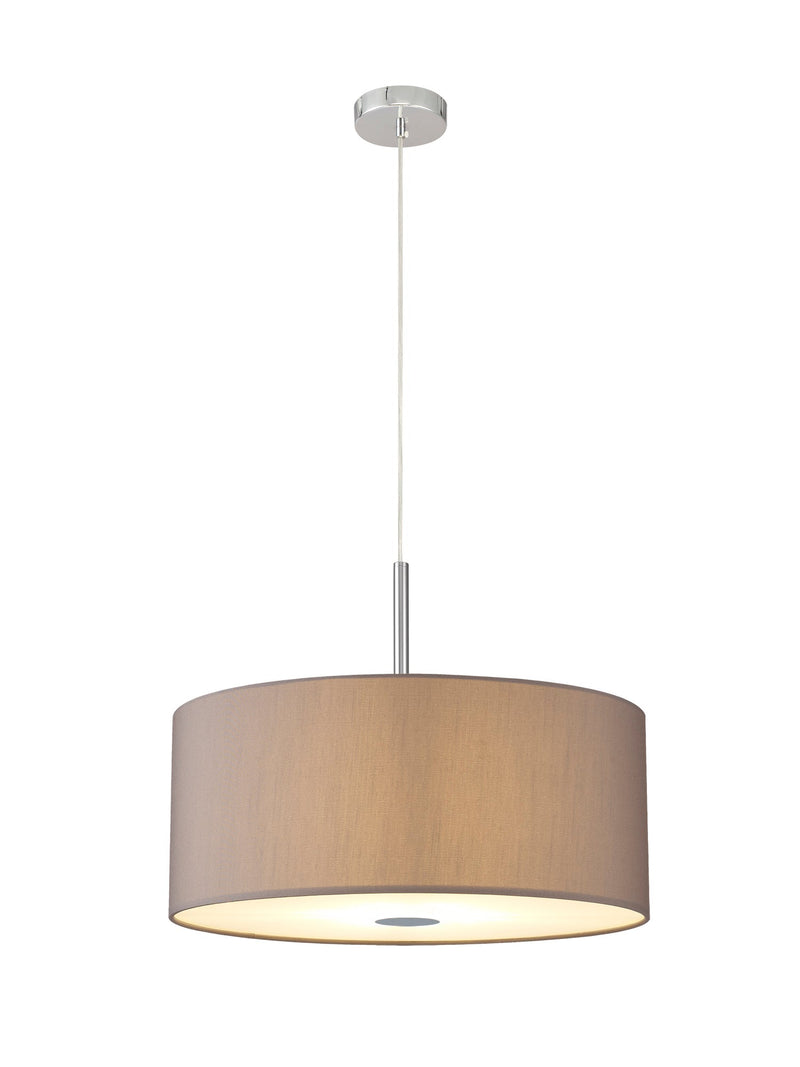 Deco Baymont Polished Chrome 3m 5 Light E27 Universal Single Pendant, Suitable For A Vast Selection Of Shades • D0509