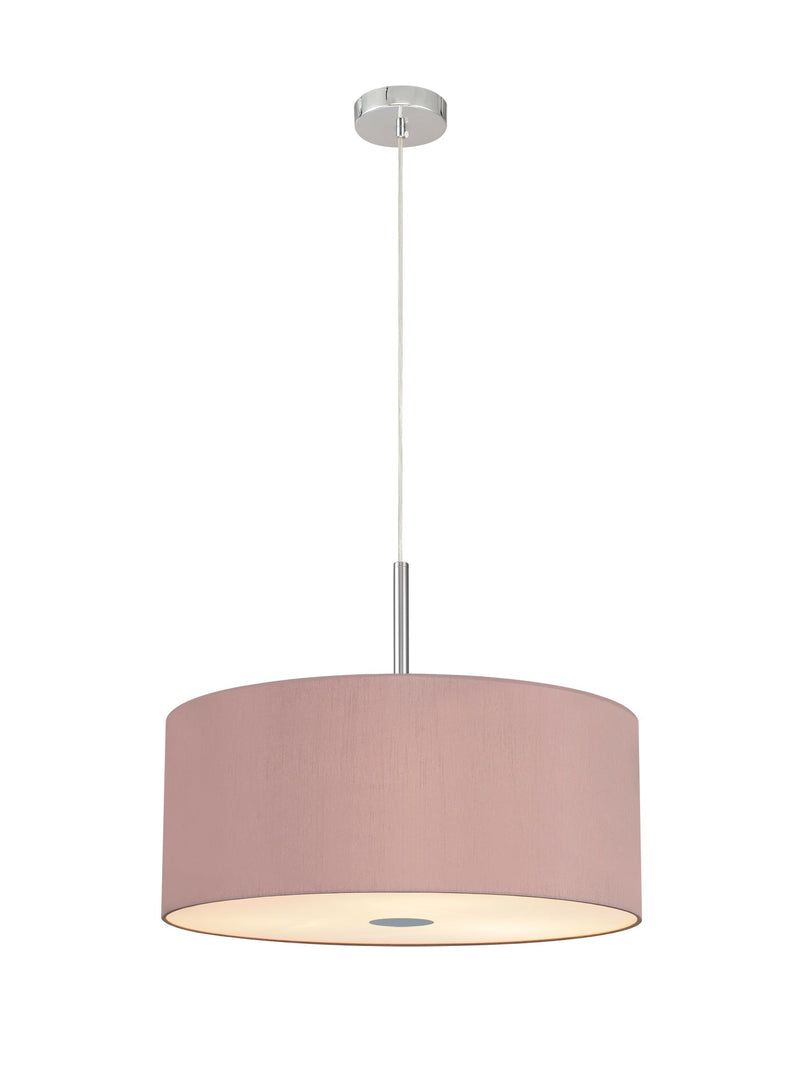 Deco Sigma Round Cylinder, 600 x 220mm Dual Faux Silk Fabric Shade, Taupe/Halo Gold • D0284