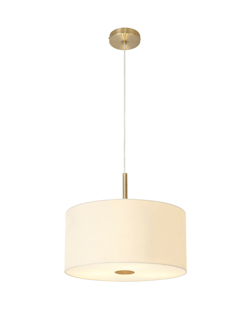 Deco Baymont Antique Brass 3m 5 Light E27 Universal Single Pendant, Suitable For A Vast Selection Of Shades • D0510
