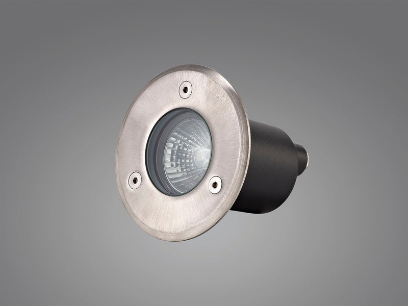 Deco Benecia GU10 Round Inground Light, Stainless Steel 316L, IP67, Cut Out: 68mm • D0447