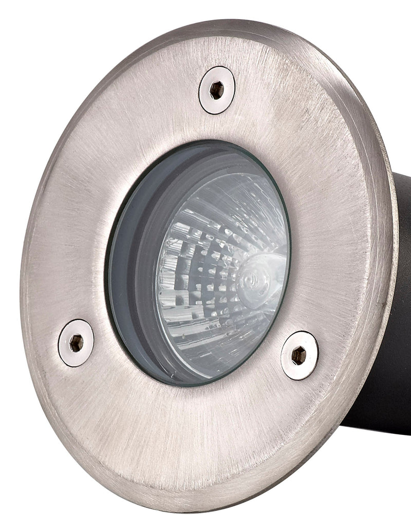 Deco Benecia GU10 Round Inground Light, Stainless Steel 316L, IP67, Cut Out: 68mm • D0447