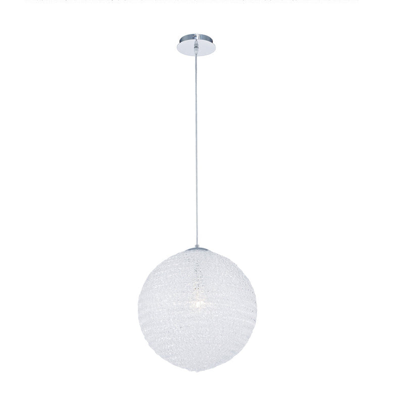 Mantra Fusion M5711 Bola Pendant 40cm Round 1 x E27, Chrome • M5711