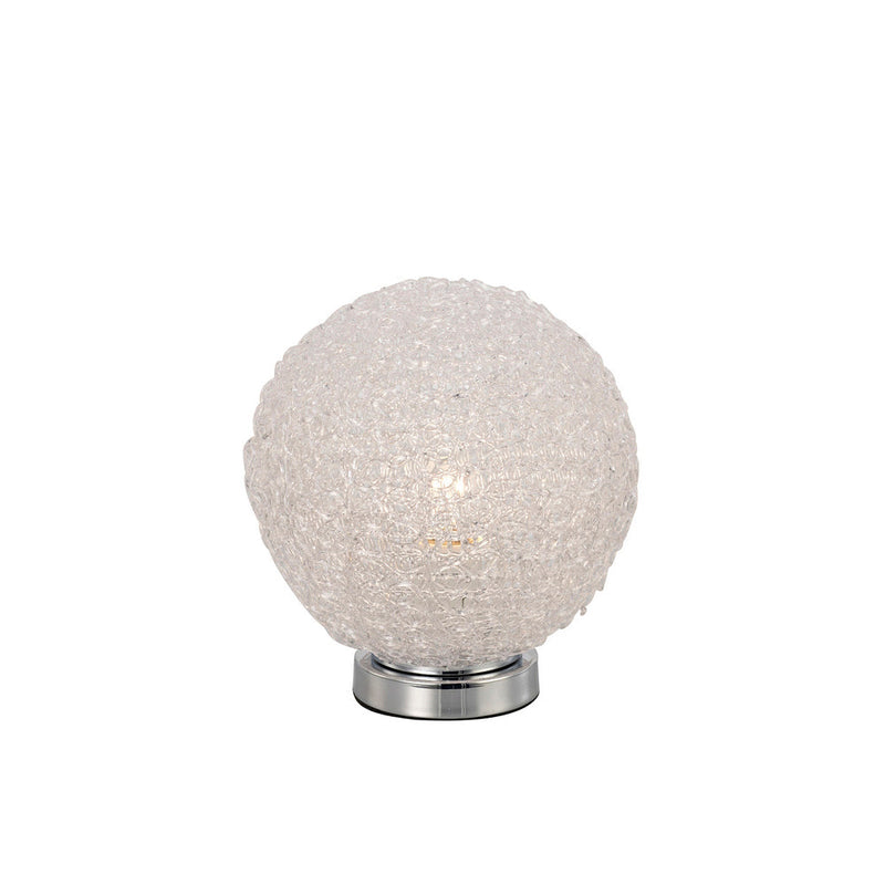Mantra Fusion M5713 Bola Table Lamp 20cm Round 1 x E27, Chrome • M5713