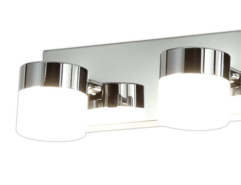 Regal lighting SL-1713 3 Light LED Adjustable Wall Light Polished Chrome IP44