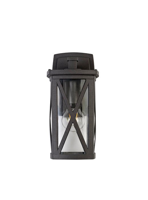 Regal Lighting SL-1673 1 Light Outdoor Wall Light Anthracite With Clear Glass IP54