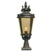 Elstead Lighting BT3/L Baltimore Weathered Bronze Patina Large Outdoor Pedestal Lamp