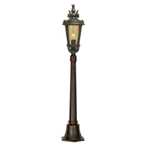 Elstead Lighting BT4/M Baltimore Weathered Bronze Patina Medium Outdoor Pillar Lamp