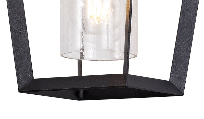Regal Lighting SL-1675 1 Light Outdoor Wall Light Anthracite With Clear Rain Glass IP54