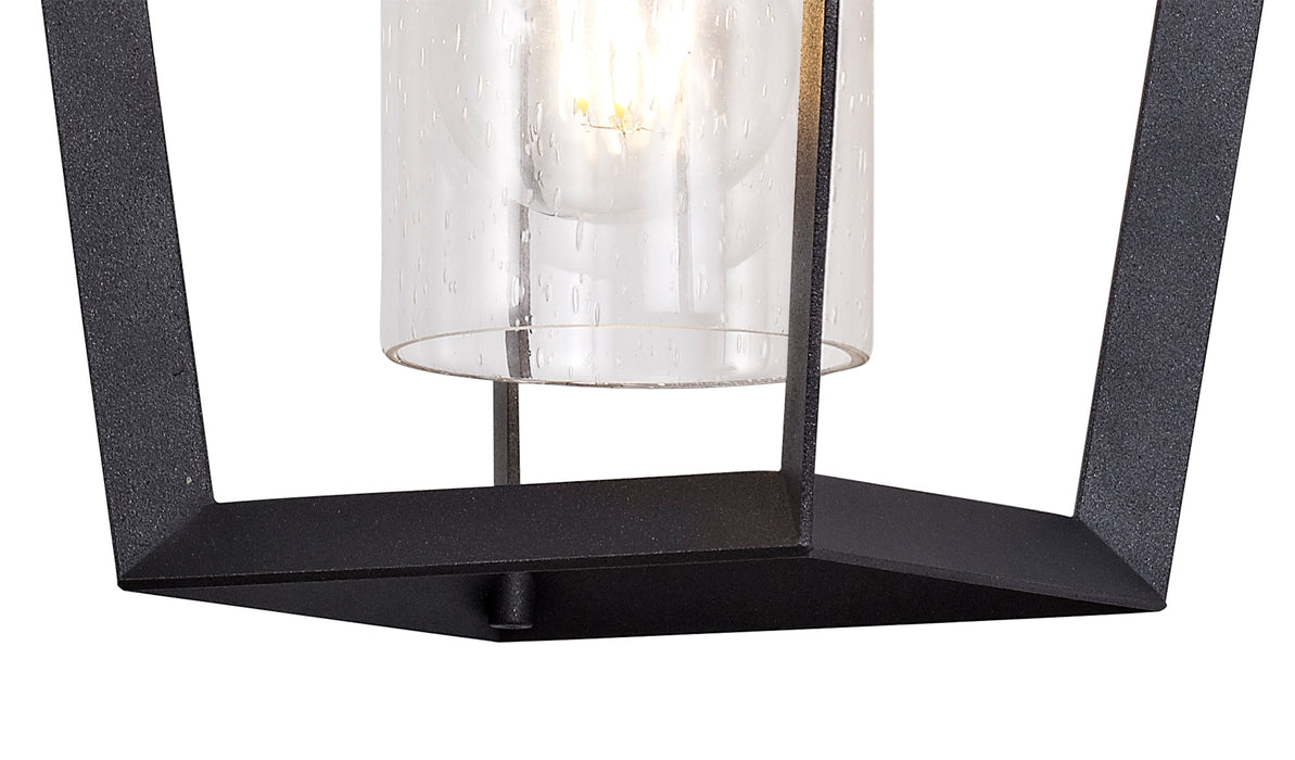 Regal Lighting SL-1675 1 Light Outdoor Wall Light Anthracite With Clear Rain Glass IP54