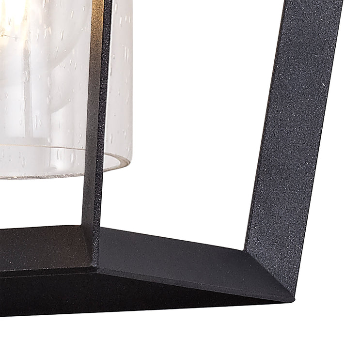 Regal Lighting SL-1675 1 Light Outdoor Wall Light Anthracite With Clear Rain Glass IP54