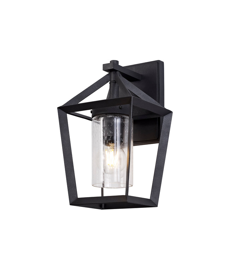 Regal Lighting SL-1675 1 Light Outdoor Wall Light Anthracite With Clear Rain Glass IP54