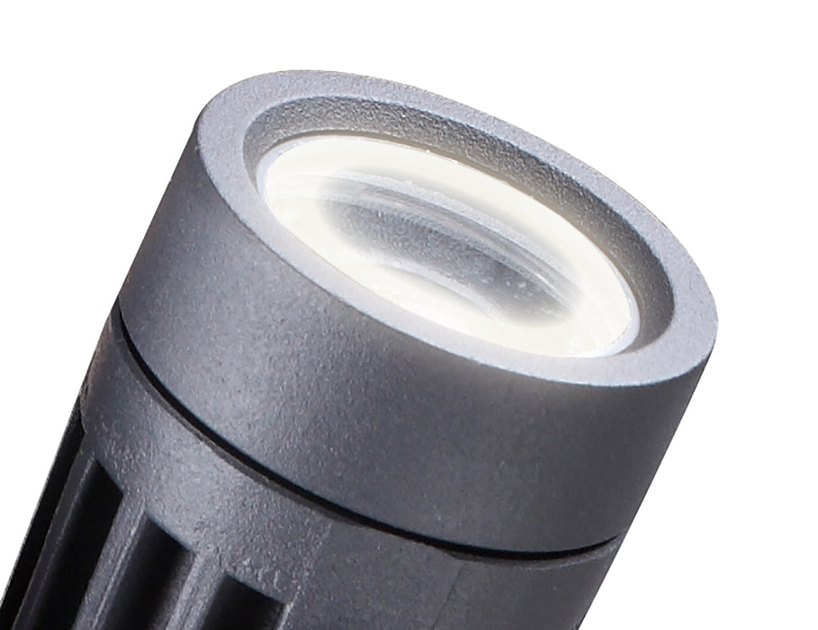 Regal Lighting SL-1491 2 Light LED Outdoor Spike Light Grey & Black IP65