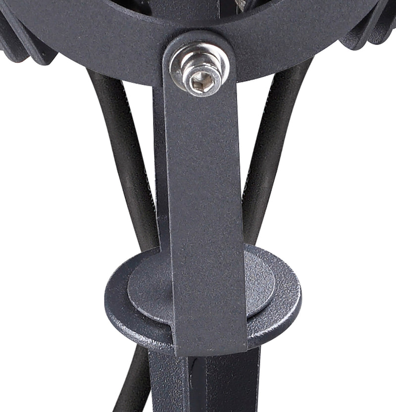 Regal Lighting SL-1491 2 Light LED Outdoor Spike Light Grey & Black IP65