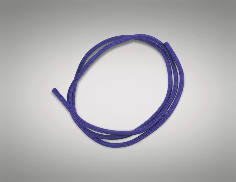 Deco Cavo 1m Purple Braided 2 Core 0.75mm Cable VDE Approved (qty ordered will be supplied as one continuous length) • D0198