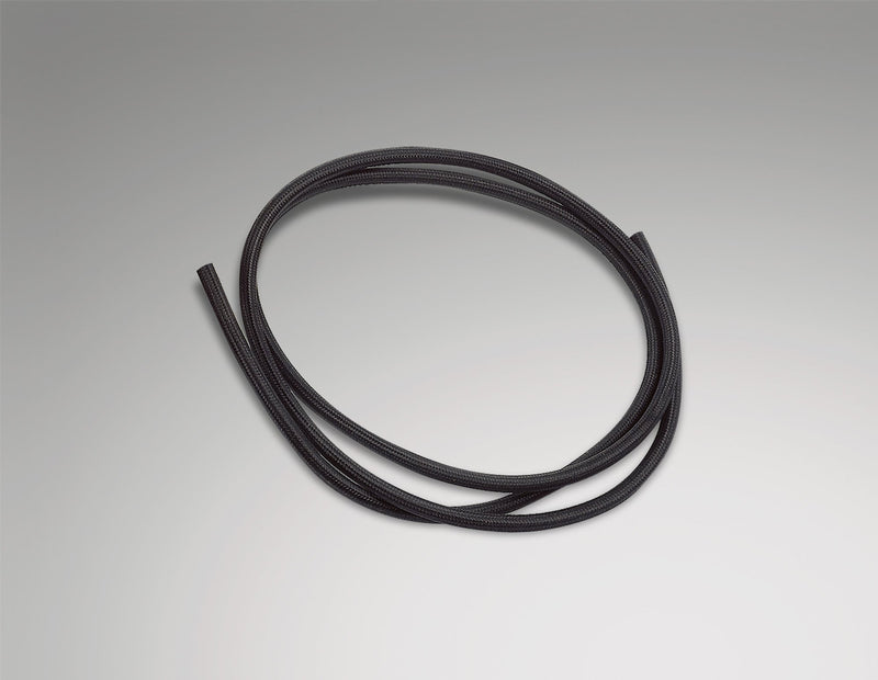 Deco Cavo 1m Black Braided 2 Core 0.75mm Cable VDE Approved (qty ordered will be supplied as one continuous length) • D0200