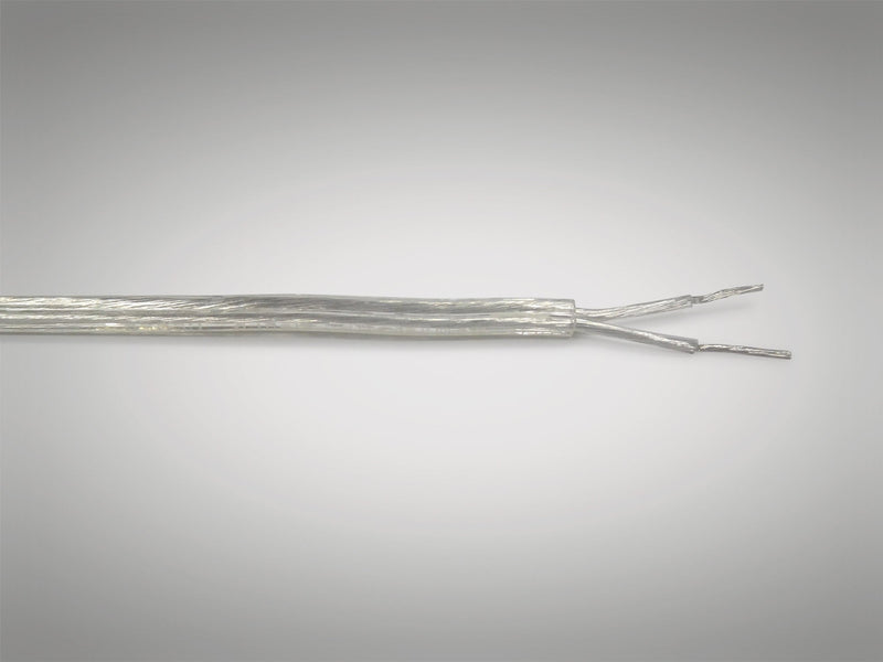 Deco Cavo 1m Clear 2 Core 0.75mm Cable VDE Approved (qty ordered will be supplied as one continuous length) • D0203