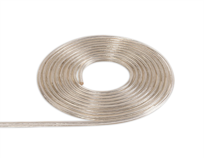 Deco Cavo 1m Clear 2 Core 0.75mm Cable VDE Approved (qty ordered will be supplied as one continuous length) • D0203
