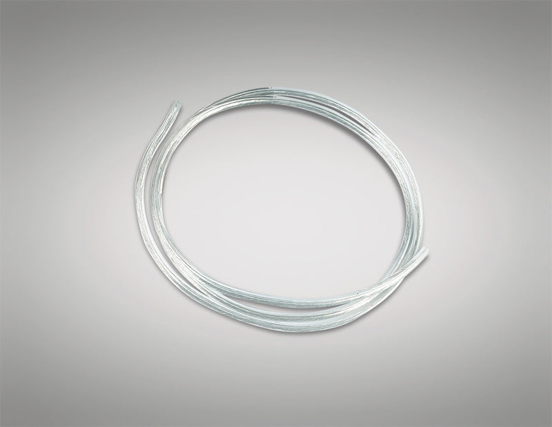 Deco Cavo 1m Clear 2 Core 0.75mm Cable VDE Approved (qty ordered will be supplied as one continuous length) • D0203