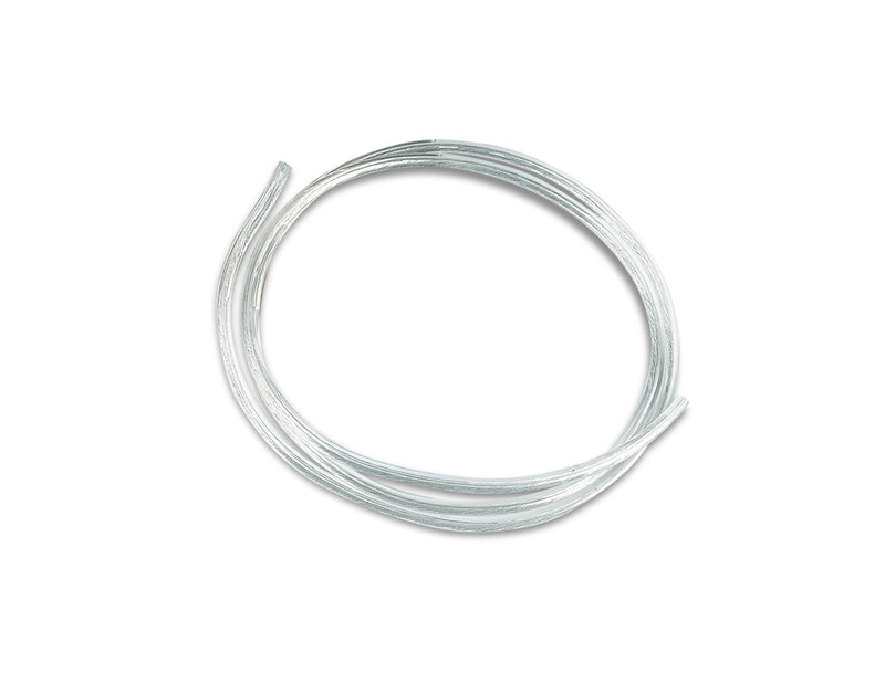 Deco Cavo 1m Clear 2 Core 0.75mm Cable VDE Approved (qty ordered will be supplied as one continuous length) • D0203