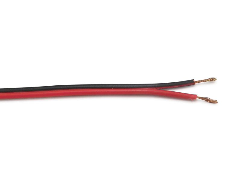 Deco Cavo 1m 2 Core Figure 8 0.5mm Black/Red Cable Suitable For Wiring LED Items (qty ordered will be supplied as one continuous length) • D0216