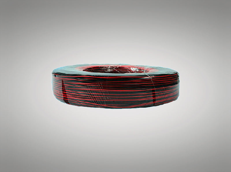 Deco Cavo 1m 2 Core Figure 8 0.5mm Black/Red Cable Suitable For Wiring LED Items (qty ordered will be supplied as one continuous length) • D0216
