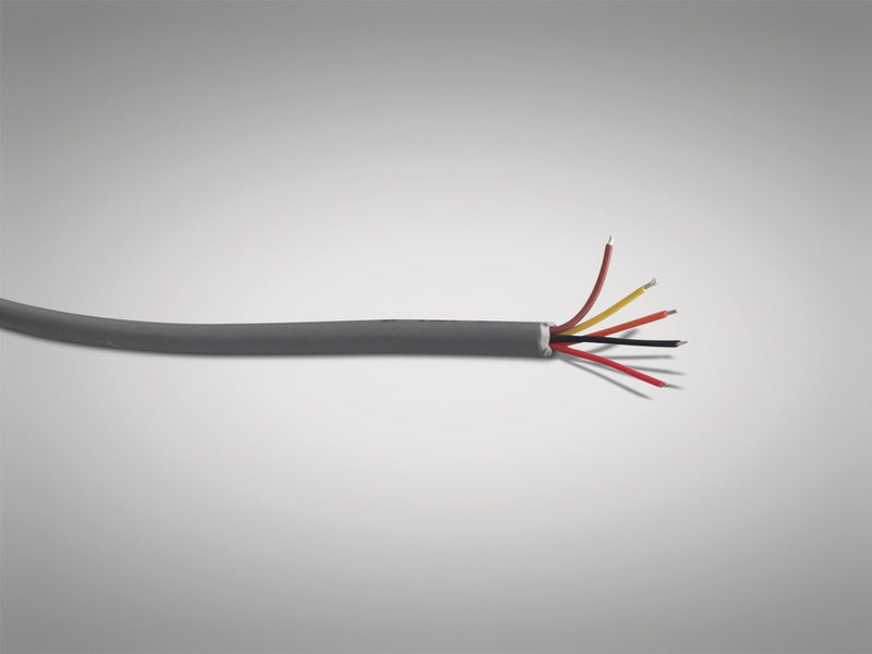 Deco Cavo 1m 24AWG/0.5mm 5 Core Grey Cable Suitable For Wiring RGBW And Other Control Signals (qty ordered will be supplied as one continuous length) • D0217