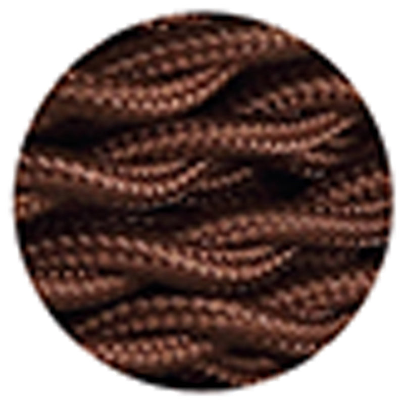 Deco Cavo 1m Brown Braided Twisted 2 Core 0.75mm Cable VDE Approved (qty ordered will be supplied as one continuous length) • D0244