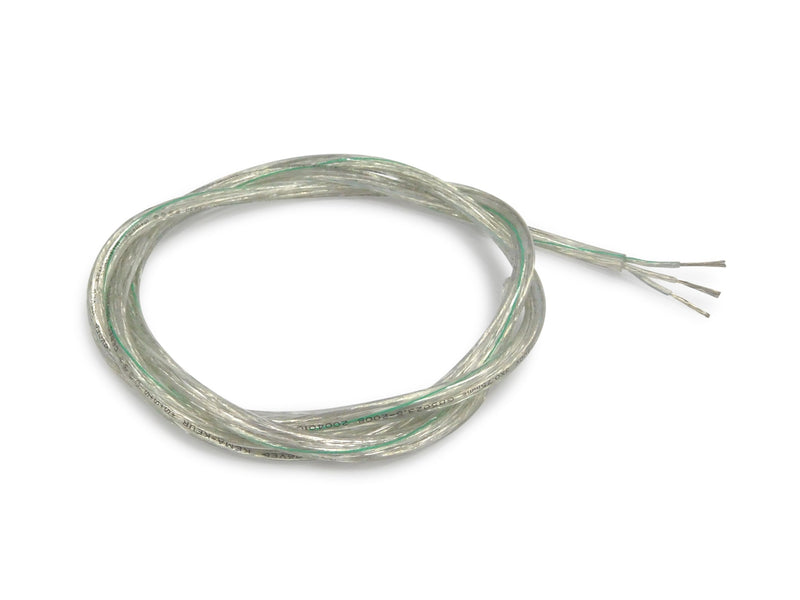 Deco Cavo 1m Clear 3 Core 0.75mm Cable VDE Approved (qty ordered will be supplied as one continuous length) • D0426