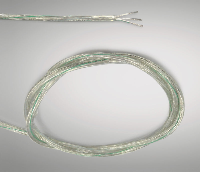 Deco Cavo 1m Clear 3 Core 0.5mm Cable VDE Approved (qty ordered will be supplied as one continuous length) • D0429