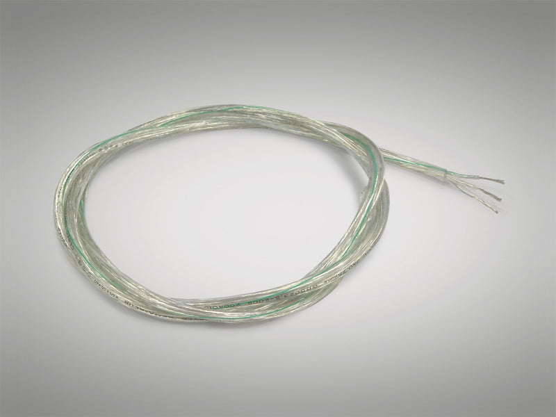Deco Cavo 1m Clear 3 Core 0.5mm Cable VDE Approved (qty ordered will be supplied as one continuous length) • D0429