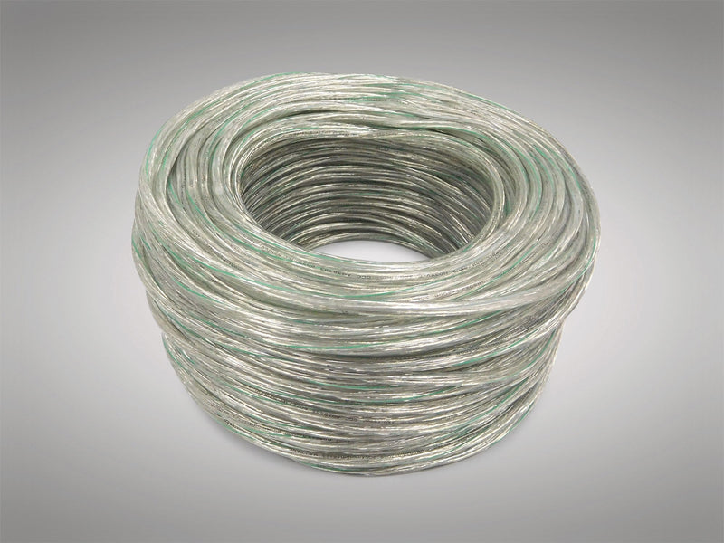 Deco Cavo 1m Clear 3 Core 0.5mm Cable VDE Approved (qty ordered will be supplied as one continuous length) • D0429