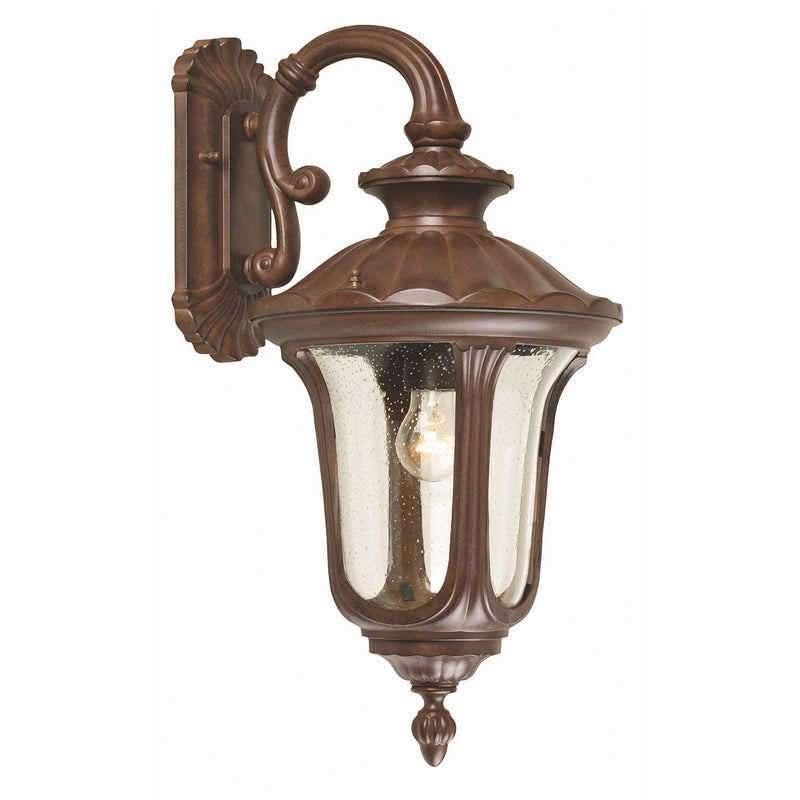 Elstead Lighting CC8/S Chicago Rusty Bronze Patina Small Outdoor Porch Light