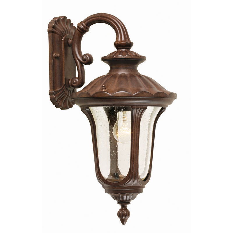 Elstead Lighting CC8/S Chicago Rusty Bronze Patina Small Outdoor Porch Light