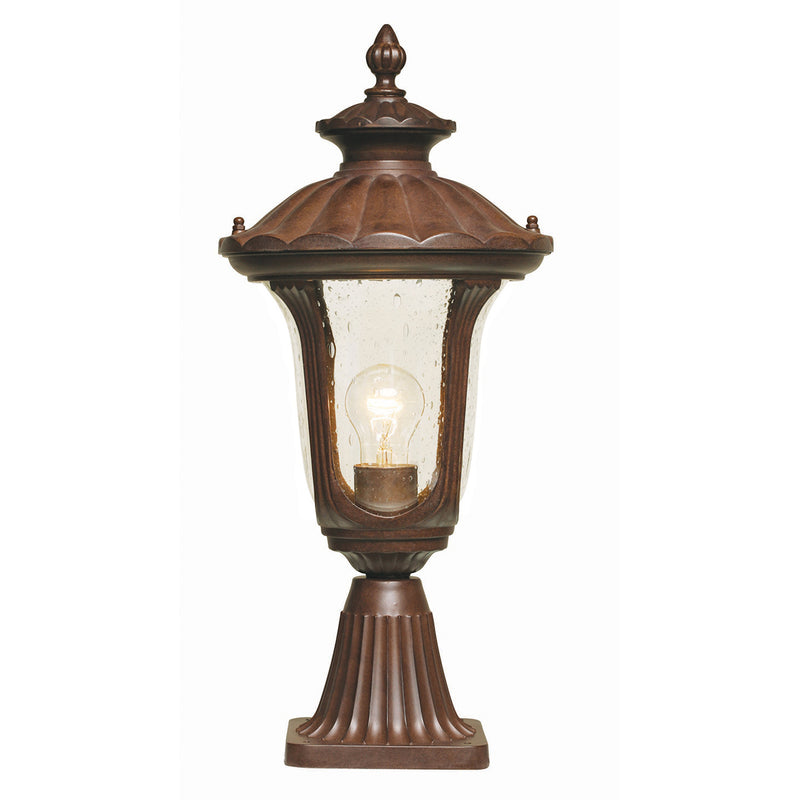 Elstead Lighting CC8/S Chicago Rusty Bronze Patina Small Outdoor Porch Light