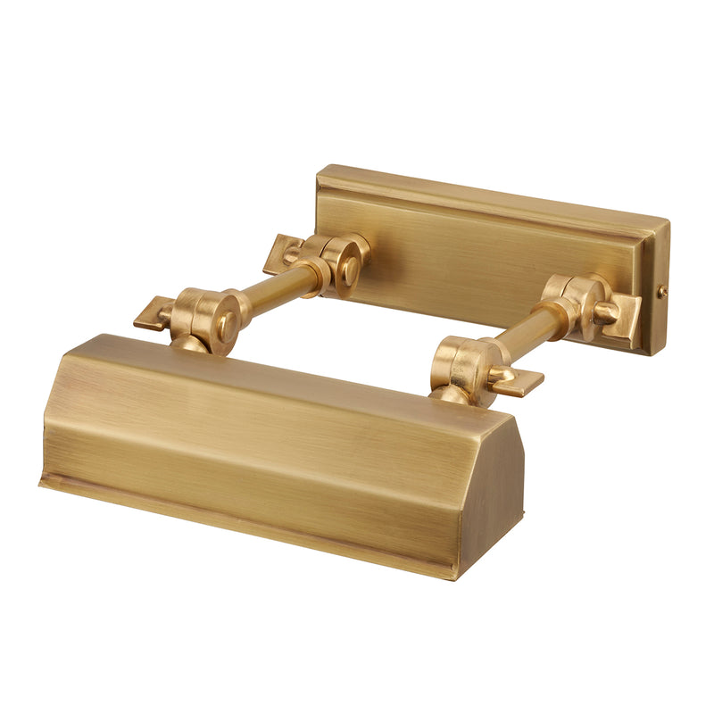 polished nickel wall light