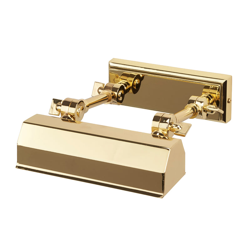 polished nickel wall light