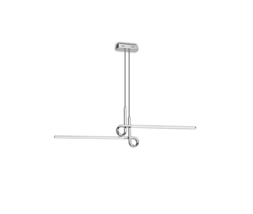 Mantra M6120 Cinto Pendant 24W LED, 3000K, 1950lm, Polished Chrome, 3yrs Warranty • M6120