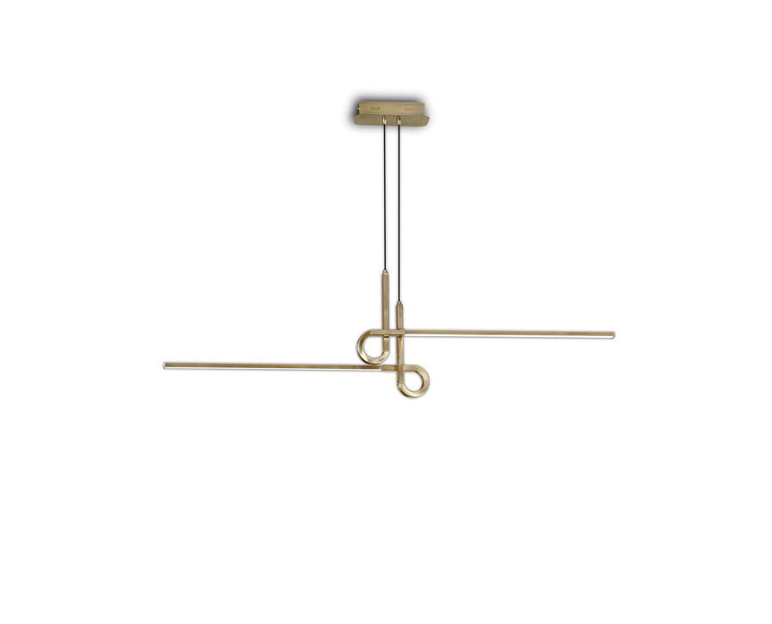 Mantra M6122 Cinto Pendant 24W LED, 3000K, 1950lm, Antique Brass, 3yrs Warranty • M6122