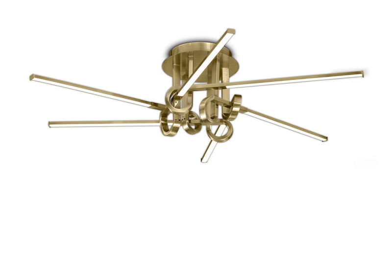 Mantra M6129 Cinto Ceiling 42W LED, 3000K, 3360lm, Antique Brass, 3yrs Warranty • M6129