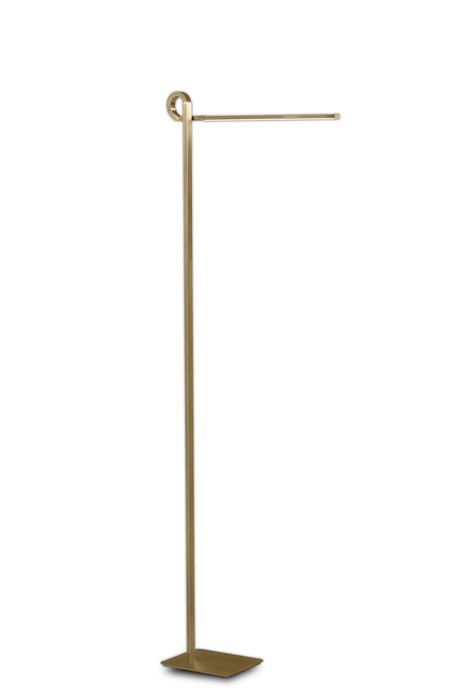 Mantra M6145 Cinto Floor Lamp 163cm, 7W LED, 3000K, 540lm Dimmable, Antique Brass, 3yrs Warranty • M6145