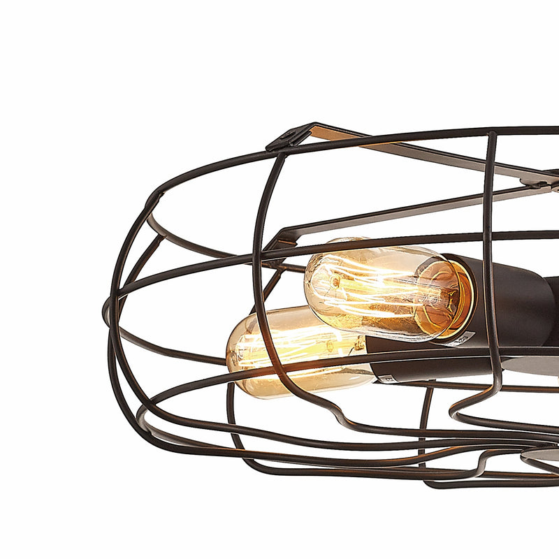 Deco Claudia Pendant 5 Light E27 Black • D0135