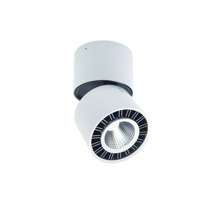 Mantra MC0085 Columbretes Spotlight 8.5cm Round 12W LED 3000K, 1040lm, Matt White, 3yrs Warranty • MC0085